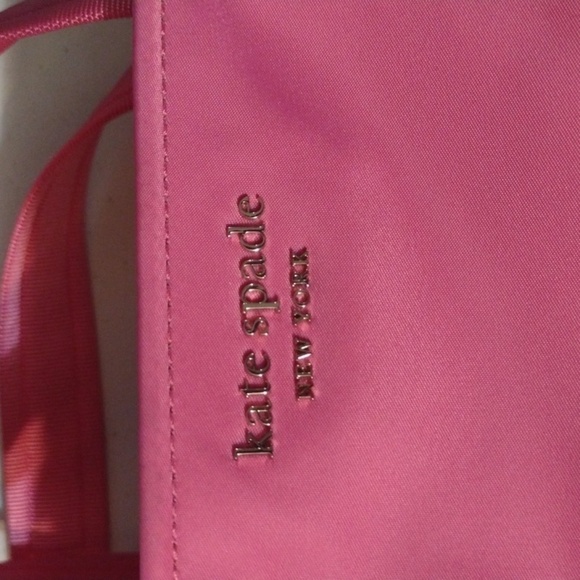 KATE Spade Large/Medium Nylon Tote in  bubblegum pink Barbiecore - Picture 11 of 16